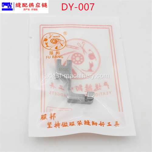 S518L Invisible Zipper All Steel Presser Foot Dy-007